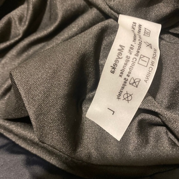 Meyeeka Womens One Piece Swimsuit V Neck Tummy Control Open Back NWT L - Picture 8 of 8